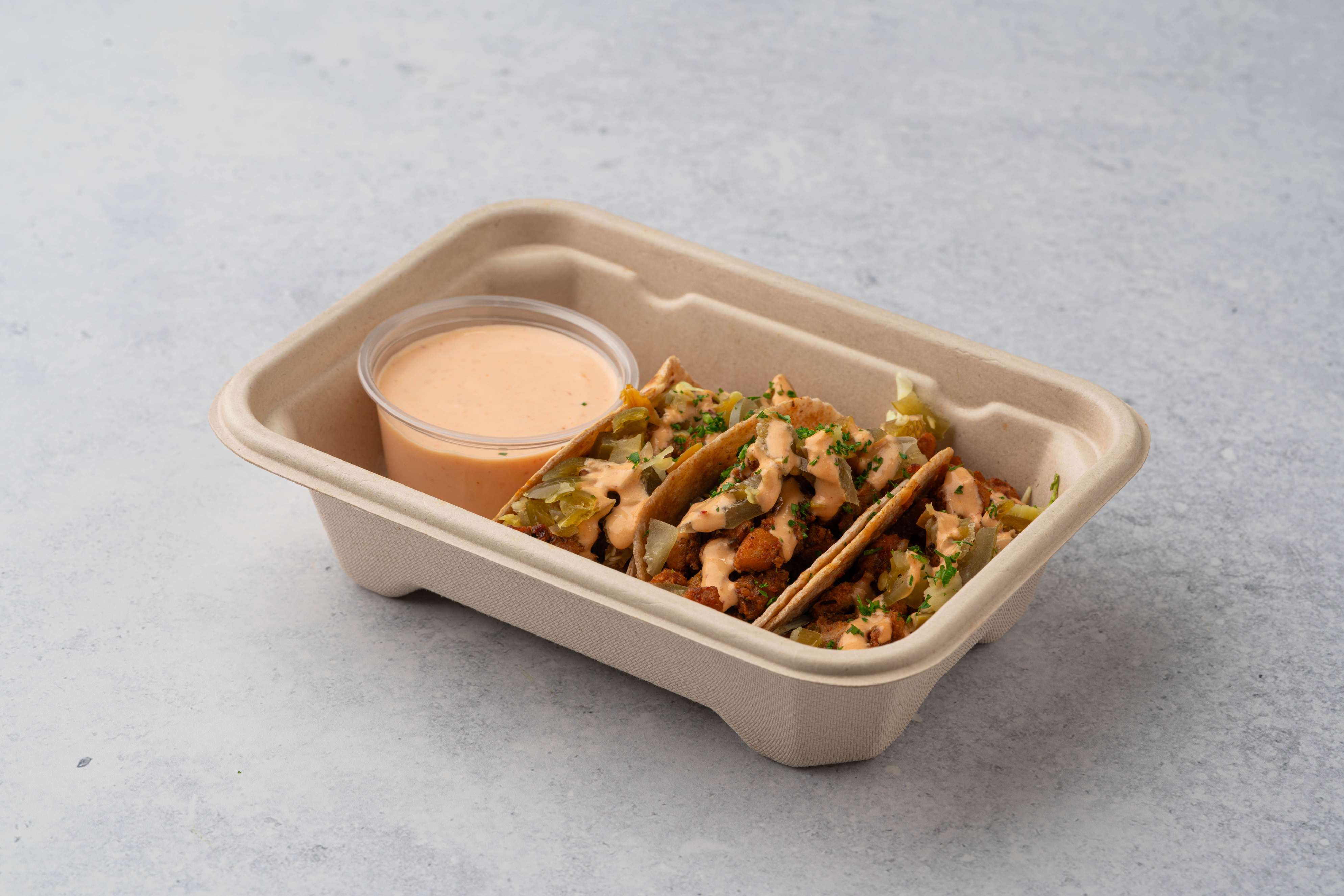 Fish Tacos With Honey Siracha Sauce And Jalapeno